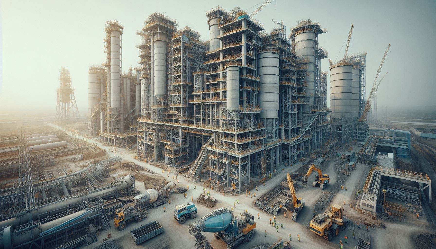 Industrial plant construction